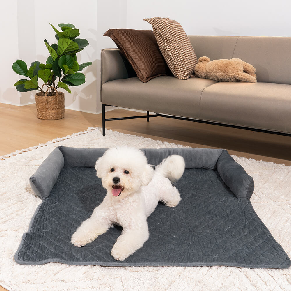 The Kitty Place™ Waterproof Calming Furniture Protector Dog Bed Sofa