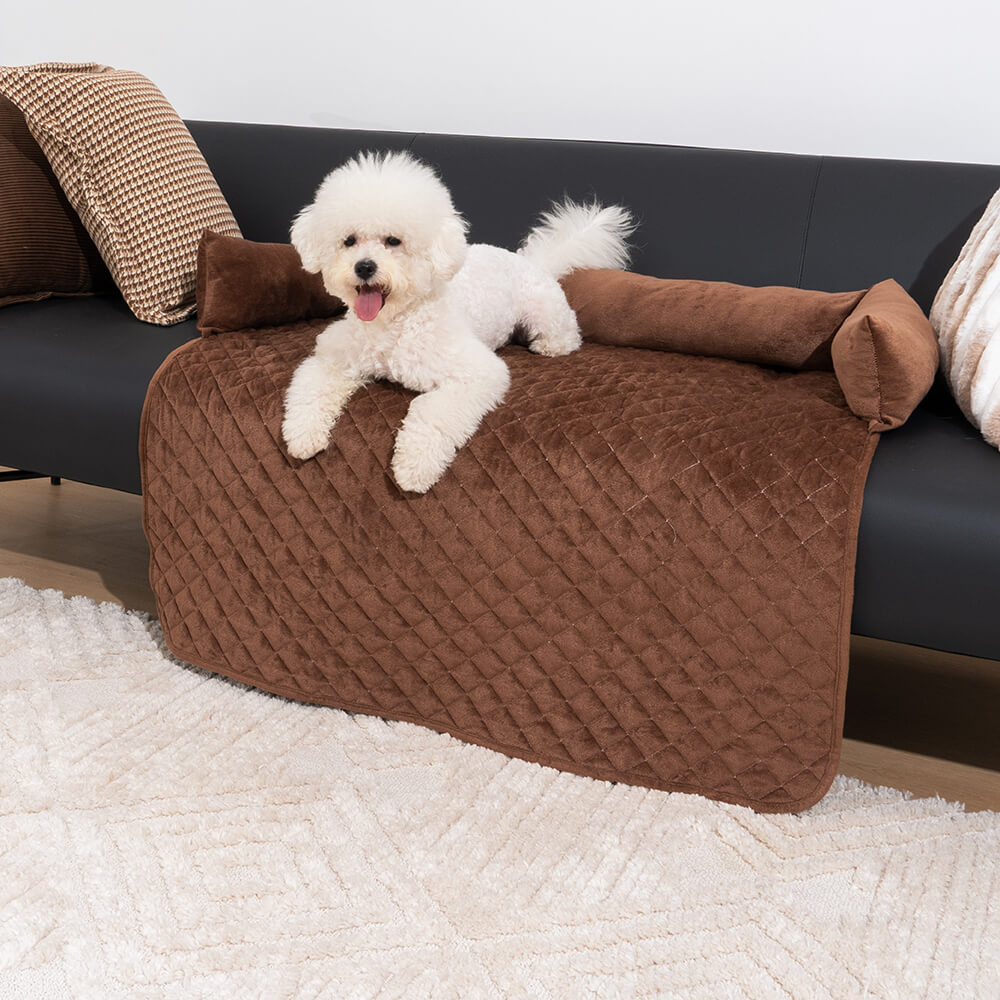 The Kitty Place™ Waterproof Calming Furniture Protector Dog Bed Sofa